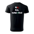 " RIA, RIA HUNGÁRIA" FELIRATOS FEKETE PÓLÓ