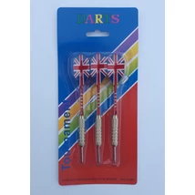 Darts nyíl szett, 3 db-os, fém heggyel