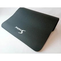 Jógamatrac, csúszásmentes, 8 mm, fekete