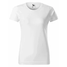 Klasszikus környakas női póló fehér, FELNŐTT méretben /XS - 3XL-IG/ Klasszikus környakas női póló fehér, FELNŐTT méretben /XS - 3XL-IG/