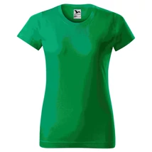 Klasszikus környakas női póló zöld, FELNŐTT méretben /XS - 2XL-IG/ Klasszikus környakas női póló zöld, FELNŐTT méretben /XS - 2XL-IG/