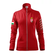 Magyar szabadidőruha felső, női, pamut - felnőtt méret, piros Magyar szabadidőruha felső, női, pamut - felnőtt méret, piros