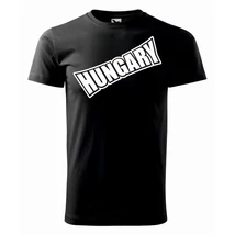 Magyar póló, fekete - HUNGARY felirattal Magyar póló, fekete - HUNGARY felirattal