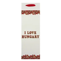Ajándék dísztasak italos, I love Hungary Ajándék dísztasak italos, I love Hungary
