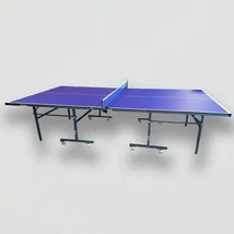 Pingpongasztal beltéri, összecsukható, gurítható, hálóval