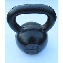 Kettlebell, fém, lakkozott - 20 kg