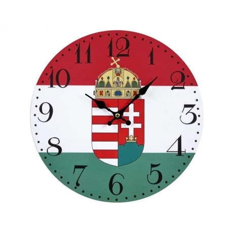 Magyar címeres falióra 20 cm