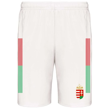 Magyar válogatott szurkolói sportnadrág (2023), fehér, felnőtt méret S-3XL