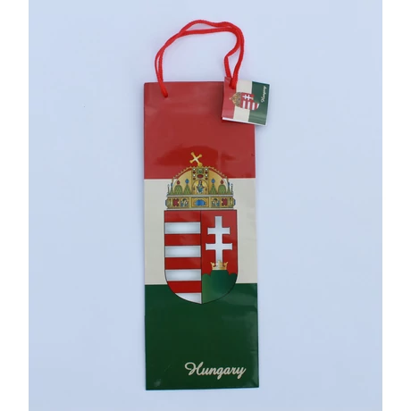 Ajándék dísztasak italos, magyar címeres