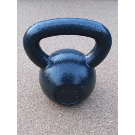 Kettlebell, fém, lakkozott - 16 kg