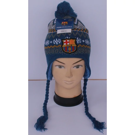 Barcelona kötött sapka, kék