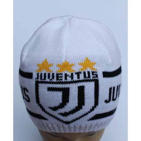Juventus sapka kötött, fehér